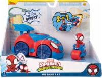 Jazwares Disney Junior Mattel Spidey and his Amazing Friends - Web Strike 2 in 1 Vehicle Perspective: Main