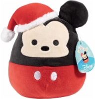Squishmallow 8 Disney Mickey Mouse with Santa Hat - Christmas Official