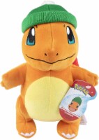 Pokémon 8 Charmander Plush Stuffed Animal Toy with Winter Hat Accessory