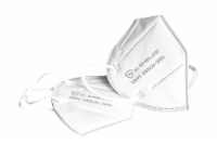 Al Shields 5 ply White KN95 Disposable Respirator Face Mask -3 pk