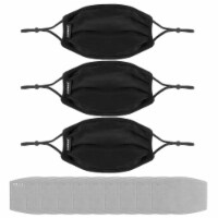 al-SHIELDS Kids Unisex Cotton Jersey Pleated Fabric Face Masks