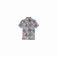 Caribbean Joe Short Sleeve Button Down Viscose Shirt Perspective: Main