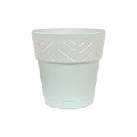 Marshall Pottery 7009022 5.91 x 6 in. Deroma Resin Mosaic Planter, Mint