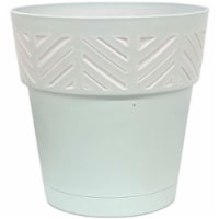 Marshall Pottery 7009017 9.85 x 10 in. Deroma Mosaic Resin Mosaic Planter, Mint