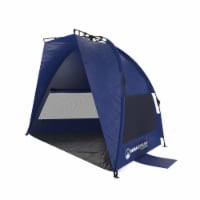 Wakeman Outdoors 75-CMP1031 Pop Up Beach Tent Sun Shelter for Shade - Blue