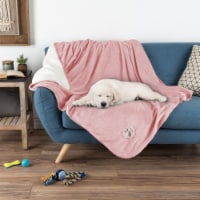 Waterproof Pet Throw 50 x 60 Inch Bed Couch Protect Furniture Dog Blanket Pink