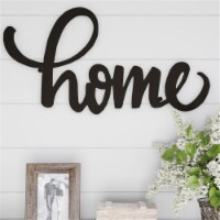 Lavish Home 80-WALLSGN-WRD7 Metal Cutout-Home Decorative Wall Sign