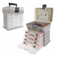 Wakeman  Durable Organizer 4 Drawers Storage Tool Box - Gray