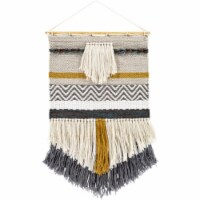 Surya SFU1001-2032 32 x 20 in. Saiful Hand Woven Wall Hanging - Multi Color