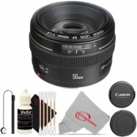 Canon Ef 50mm F/1.4 Usm Lens With Cap Holder And Cleaning Kit
