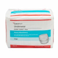 Covidien Disposable Underwear Large, Heavy, 18 Ct