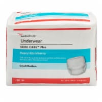 Covidien Disposable Underwear Small / Medium, Heavy, 20 Ct