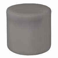 Regency N6262GY Logan Round Ottoman, Grey