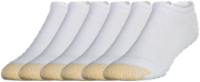 Gildan Large No Show Socks - White Perspective: Main