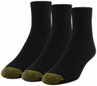 Gold Toe Non-Binding Quarter Socks - Black Perspective: Main