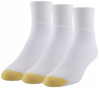 Gold Toe Non-Binding Quarter Socks - White Perspective: Main