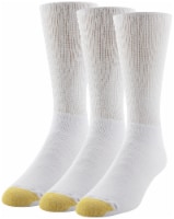 Gold Toe Non-Binding Crew Socks - White Perspective: Main