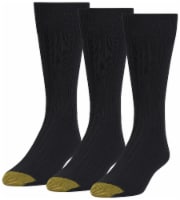 Gold Toe Non-Binding Rayon Crew Socks - Black Perspective: Main