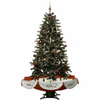 Fraser Hill Farm Let It Snow Musical Artificial Christmas Tree with LED String Lighting
