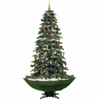 Fraser Hill Farm Let It Snow Musical Artificial Christmas Tree with White LED String Lighting