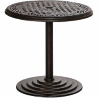 Hanover Round Umbrella Side Table - Bronze