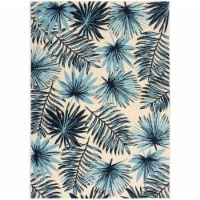 Hanover Indoor/Outdoor Tropical Palm Leaf Rug