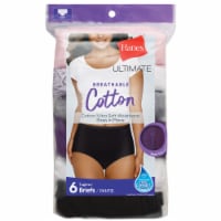 Hanes® Ultimate Breathable Cotton Tagless® Brief Underwear, 6 - Kroger