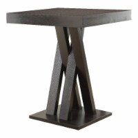 Contemporary Style Wooden Bar Table-Brown