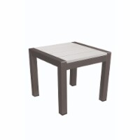 Versatile And Functional Easy Movable Outdoor Side Table, White