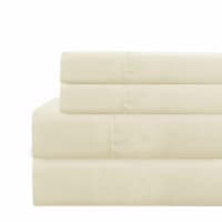 Lanester 4 Piece Full Size Deep Pocket Sheet Set The Urban Port, Cream