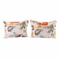 36 x 20 Inches King Size Pillow Sham with Fox and Owl Print, Multicolor