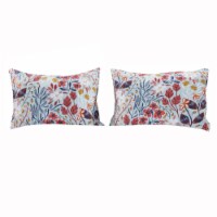 Full Size 3 Piece Polyester Quilt Set with Floral Prints, Multicolor