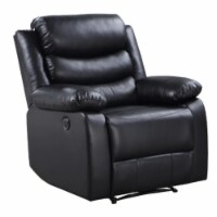 Benzara BM269194 41 x 39 x 38 in. Power Recliner with Pocket Coil Seating & Pillow Top Arms,