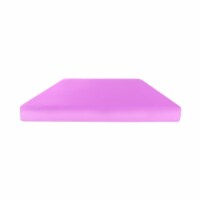 Kin 6 Inch Memory Gel Foam Full Size Mattress, Fire Protection Layer, Pink- Saltoro Sherpi