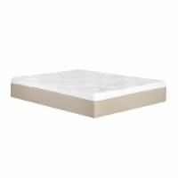 Gery 14 Inch Full Size Cool Gel Mattress, Memory and PU Foam, High Comfort- Saltoro Sherpi