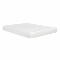 Bree 8 Inch Plush Queen Size Mattress with Cool Gel Foam, Aloe Vera Infused- Saltoro Sherpi