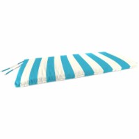 Jordan Manufacturing 9676PK1-2781D 48 in. Outdoor Bench Cushion, Cabana Turquoise