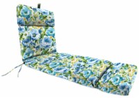 Jordan Manufacturing French Edge Chaise Chair Cushion - Lessandra Sunblue Perspective: Main