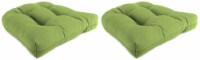 Jordan Manufacturing Wicker Chair Cushion - Husk Texture Leaf Perspective: Main