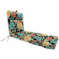 Jordan Manufacturing 9552PK1-5710D Outdoor French Edge Chaise Lounge Cushion, Blue