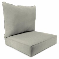 Jordan Manufacturing 9740PK1-5514D Outdoor Deep Seat Chair Cushion, Husk Texture Stone - 2 Pi