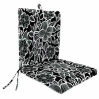 Jordan Manufacturing 9701PK1-5898D Outdoor French Edge Dining Chair Cushion, Halsey Shadow