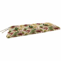 Jordan Manufacturing 9676PK1-2385D 48 in. Outdoor Bench Cushion, Oasis Gem