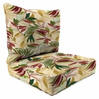 Jordan Manufacturing 9740PK1-2385D Outdoor Deep Seat Chair Cushion, Oasis Gem - 2 Piece