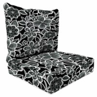 Jordan Manufacturing 9740PK1-5898D Outdoor Deep Seat Chair Cushion, Halsey Shadow - 2 Piece