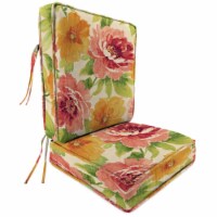 Jordan Manufacturing 9746PK1-2429D Deep Seat Chair Cushion, Muree Primrose - Pack of 2