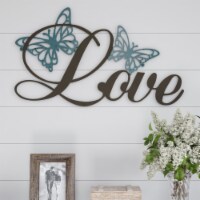 Metal Cutout- Love Decorative Wall Sign-3D Word Art Home Accent Decor-Perfect for Modern