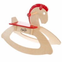 Classic Style Wooden Rocking Horse Vintage Look Ride on Toy Rocker 1 - 3 Year Olds