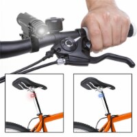 Wakeman 75-WL2052 USB Rechargeable Bike Headlight & 2 Tail LED Bicycle Light Set