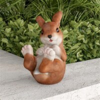 Pure Garden 50-LG1097 Bunny Rabbit Statue-Resin Animal Figurine for Outdoor Lawn & Garden Dec
